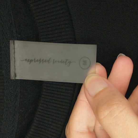 Skull Crystal Sweatshirt Womens Medium Black Pink Oversized Rhinestone Emo Goth - Picture 8 of 10